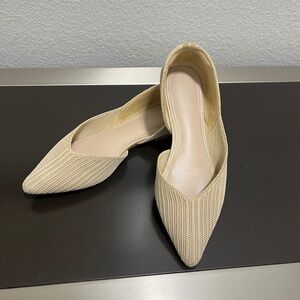 VIVAIA Pointed-Toe D'Orsay Flat   EU size 36 / US 5.5 - 6